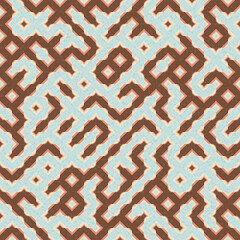 Abstract Geometric Pattern generative computational art illustration