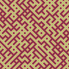 Abstract Geometric Pattern generative computational art illustration