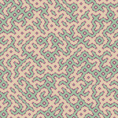 Abstract Geometric Pattern generative computational art illustration