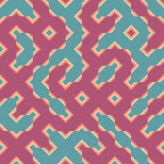 Abstract Geometric Pattern generative computational art illustration