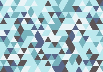 Triangle repeat pattern design decoration. vector