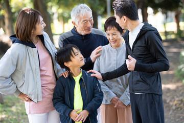 家族みんなの集合写真