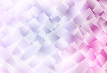 Light Pink vector background with rectangles.
