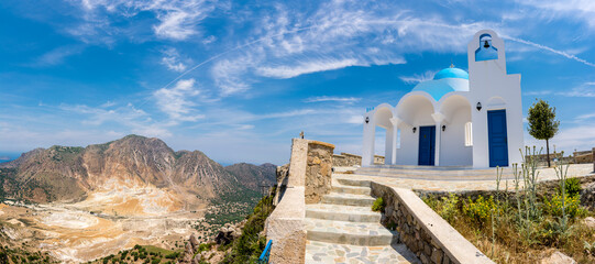 Stefanos panoramic view from Prophet Elias Church © nejdetduzen
