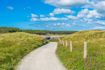 Fototapeta na wymiar Ynys Llanddwyn island in North Wales 