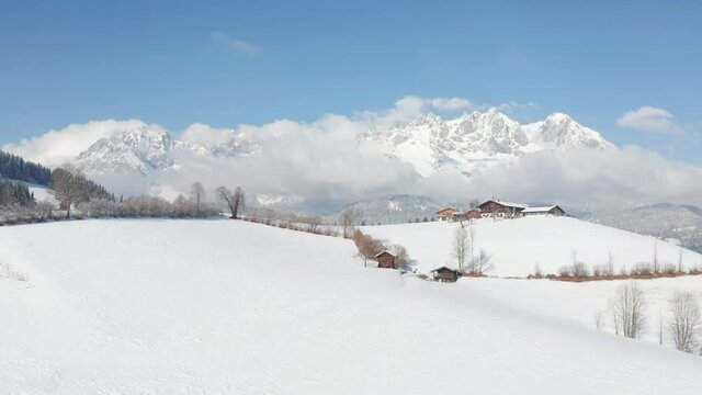 Wilder Kaiser Tirol &Ouml;sterreich Winter Astberg