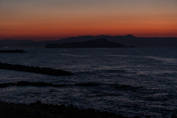 Picture of the coast taken from Chania old town walls