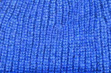 Fototapeta premium colored knitted warm wool texture or background close-up