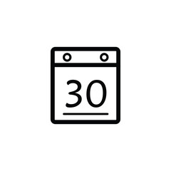 Calendar Icon Vector Illustration