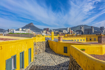 Castle of Good Hope or Cape Town Castle (Kasteel die Goeie Hoop) - bastion fort built in the XVII century in Cape Town. South Africa.