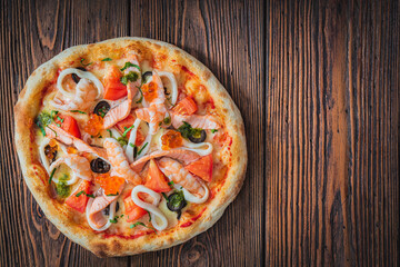Pizza delicious and fast food