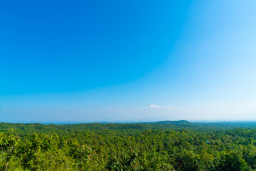 Fototapeta premium Pha Chor view point in Mae Wang National Park, Chiang Mai, Thailand
