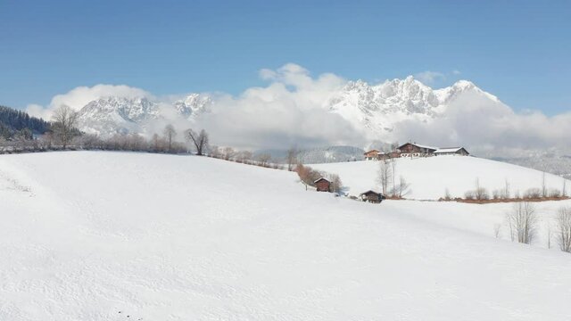 Wilder Kaiser Tirol &Ouml;sterreich Winter Astberg