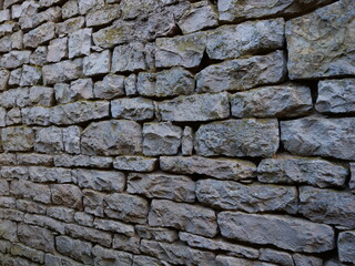 A stone of wall at Pesmes, a small village in Burgundy.