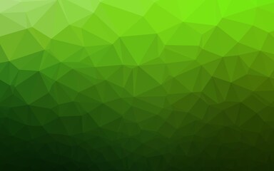 Light Green vector abstract mosaic background. An elegant bright illustration with gradient. New texture for your design.