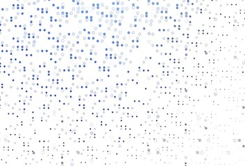 Light BLUE vector background with bubbles.