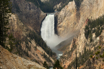 Lower Yellowstone Falls, Yellowstone National Park, Wyoming
