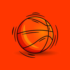 basketball ball vector illustration design
