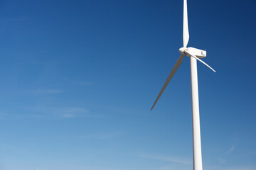 Sustainable wind energy concept view