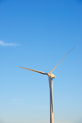 Sustainable wind energy concept view