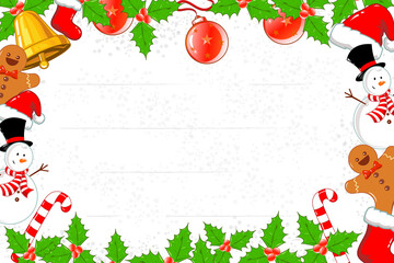 Christmas Card Background 