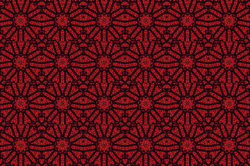 Red and black abstract backgroudn with round shape