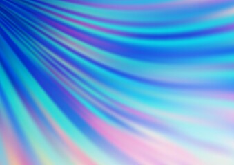 Fototapeta premium Light BLUE vector background with bubble shapes. Modern gradient abstract illustration with bandy lines. A completely new marble design for your business.