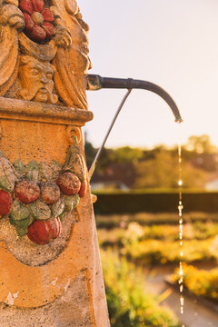 Der Brunnen im Pomeranzengarten