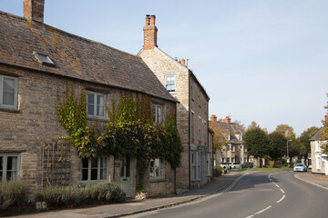 Fototapeta na wymiar Scenic views of Bampton, West Oxfordshire in the United Kingdom