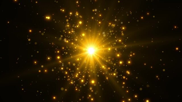 opening logo glitter explosion animation video