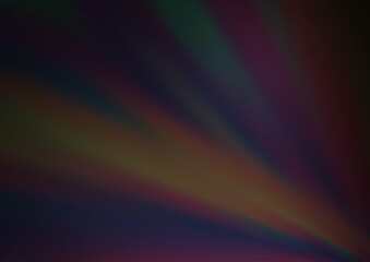 Fototapeta premium Dark Silver, Gray vector blurred shine abstract background. Colorful illustration in blurry style with gradient. The best blurred design for your business.