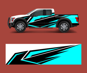 Obraz premium modern design for truck graphics vinyl wrap vector