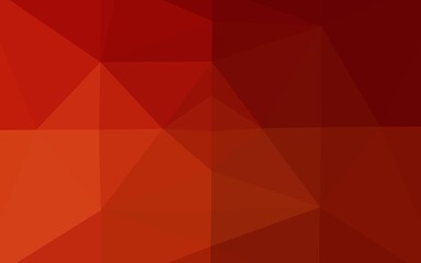 Light Red vector blurry triangle texture. An elegant bright illustration with gradient. Brand new style for your business design.