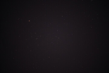 taurus constellation and planet venus in the night sky. hyadesc cluster with aldebaran planet