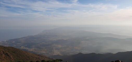 landscape with clouds