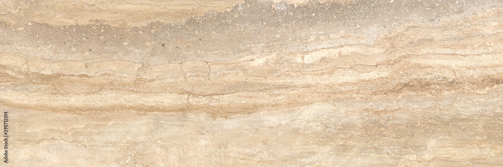 Wall mural natural travertine stone texture background. marble background. - Wall murals