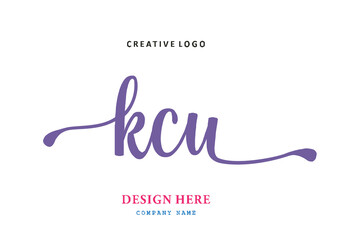 KCU lettering logo is simple, easy to understand and authoritative