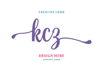 KCZ lettering logo is simple, easy to understand and authoritative