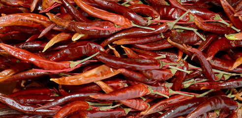 close-up of a red peppers background