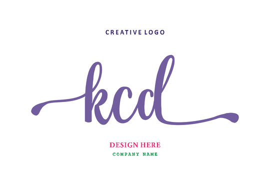 KCD lettering logo is simple, easy to understand and authoritative
