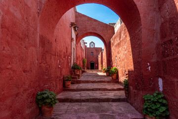 Peru, in the city  of  Arequipa, Santa Catalina Monastery