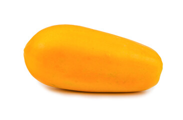 papaya on white background