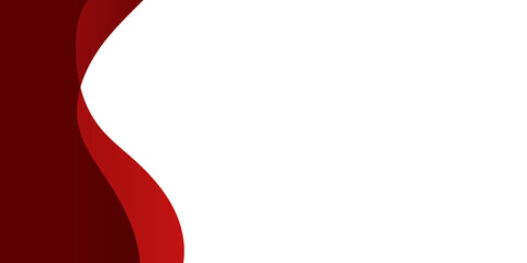 Abstract technology geometric red white color shiny motion wave background.