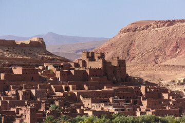 ancient kasbah in the atlas in morocco