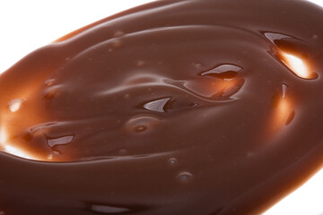 chocolate cream isolated