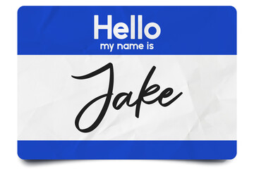 Hello my name is Jake © psdgraphicscom