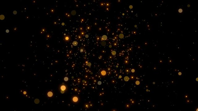 shining light magic particles intro background video