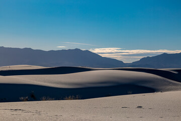 Fototapeta na wymiar White Sands Desert View