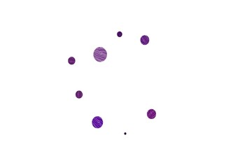 Light pink, blue vector texture with disks.