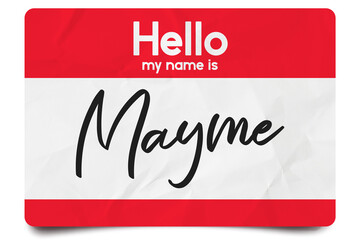 Hello my name is Mayme